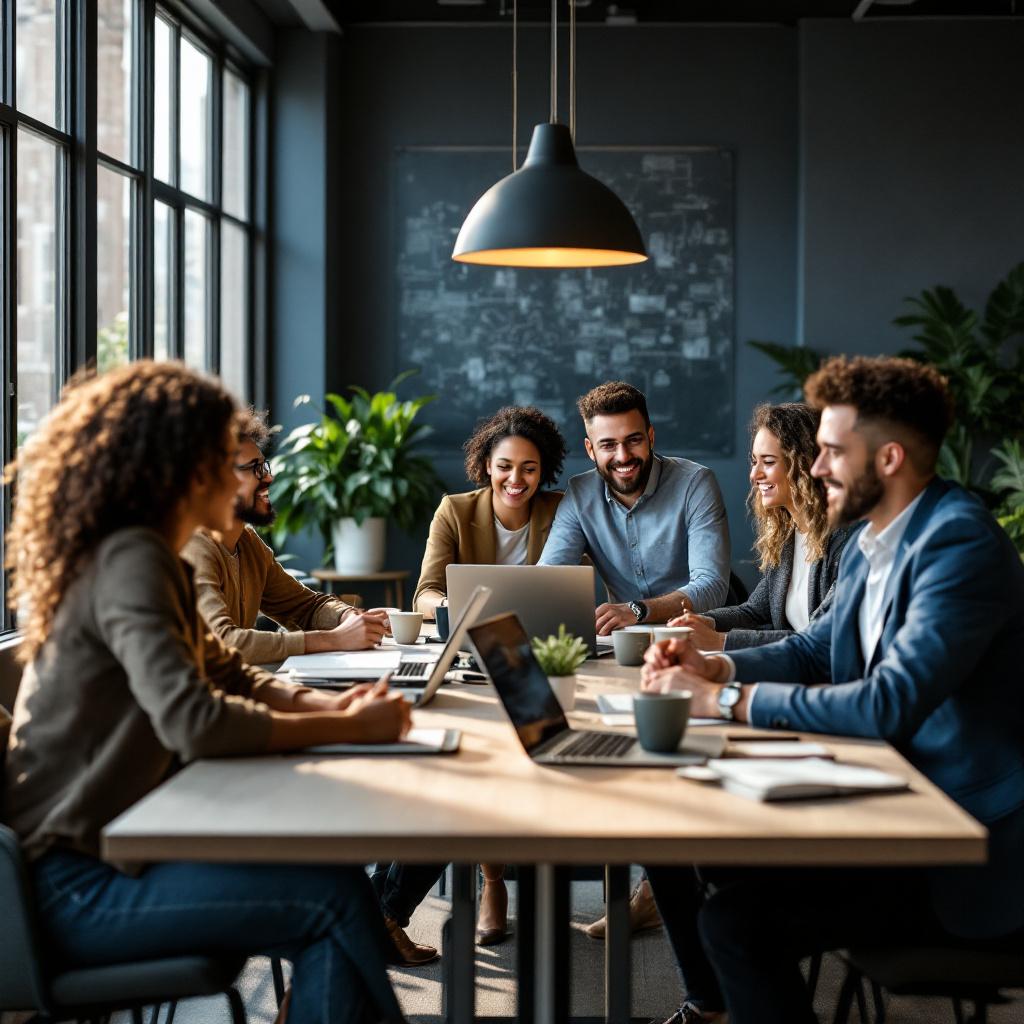 Conectando equipes, fortalecendo laços.